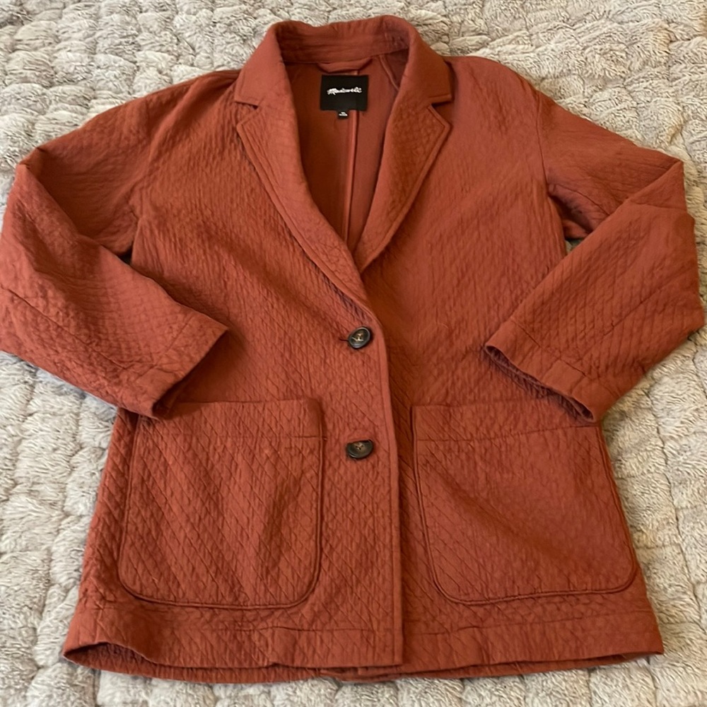 [madewell] quilted blazer